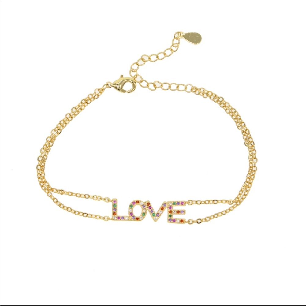 Love bracelet delicate pave bracelet - Picture 3 of 4